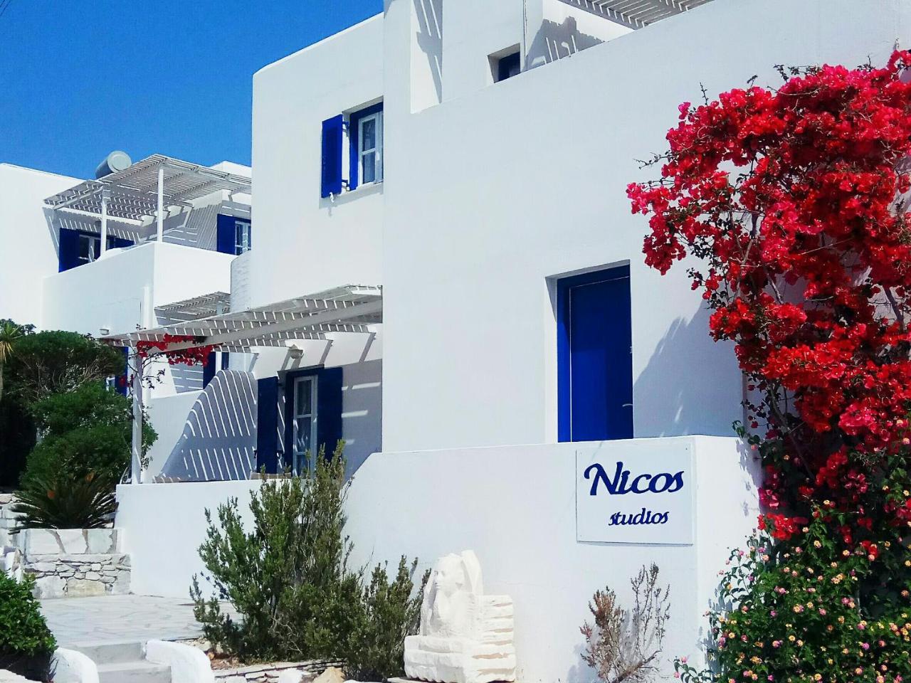 Nicos Studios & Apartments Logaras Esterno foto